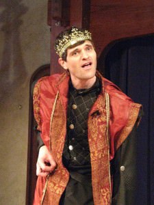 Chris Cotterman as Richard III. Photo courtesy of Baltimore Shakespeare Factory.