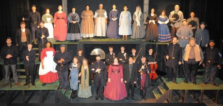 The Cast and Crew of "Norton: a Civil War Opera." 