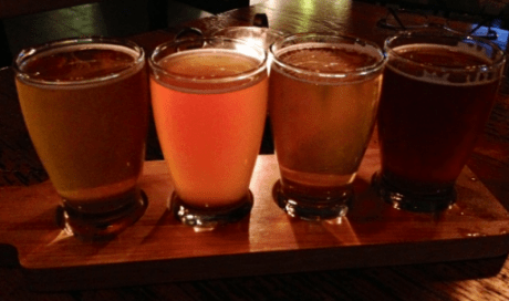 Try a flight of four beers at City Tap House.