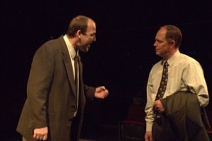 Ben (Tom) and Dave Carter (Reed). Photo courtesy of Colonial Players of Annapolis.