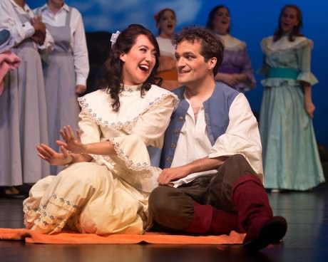 Courtney Kalbacker (Mabel) and Timothy Zies (Frederic). Photo by Harvey Levine.