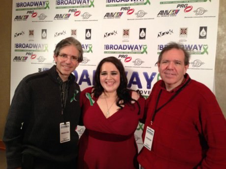 Saul Markowitz,Nikki Blonsky (Hairspray) and Joel Markowitz at 'From Broadway With Love: A Benefit for Sandy Hook.'