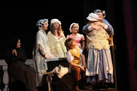 The Cratchit Family. Photo courtesy of Little Theatre of Alexandria.