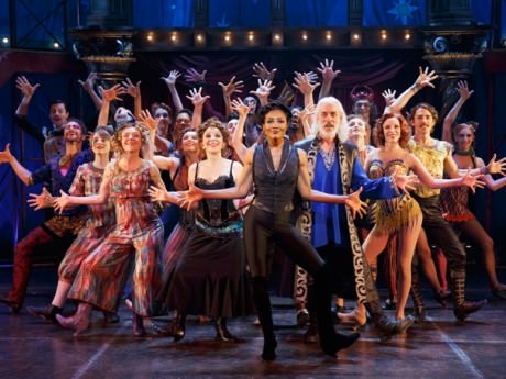 Patina Miller and the cast of 'Pippin.' Photo by Joan Marcus.