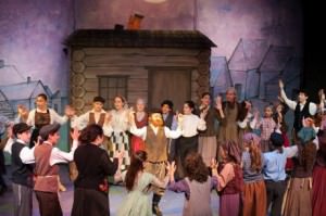 The cast of ‘Fiddler on the Roof JR’ Photo by Erica Keys Land.