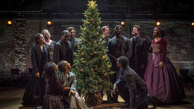 The cast of 'A Civil War Christmas.' Photo by Richard Anderson.