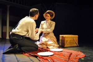 Bobby Libby (Leo Frank) and Emily Zickler (Lucille Frank). Photo by Ernie Achenbach.