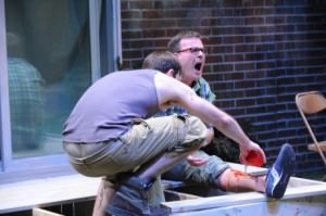 (l to r) Kenny (Danny Gavigan) and Ben (Tim Getman) in 'Detroit.' Photo by Stan Barouh.