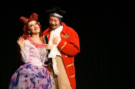 Baroness and Baron Hardup (Michelle Hesse and John O'Leary). Photo by J. Andrew Simmons.