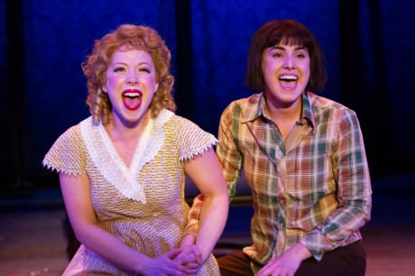 Dainty June (Nicole Mangi) and Louise (Maria Rizzo) sing “If Momma Was Married.”  Photo by Teresa Wood.