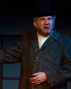 Bob Schwartz as Scrooge. Photo by Joey Rushfield.