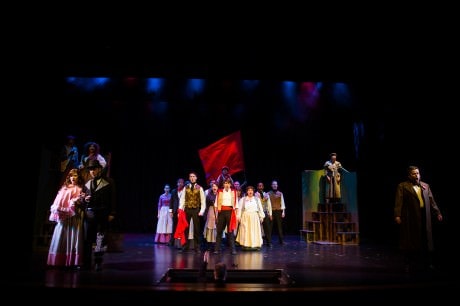 The cast of 'Les Misérables' sing 'One Day More.' Photo by Traci J. Brooks Photography.