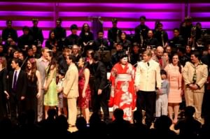 The cast of ‘Madama Butterfly and Miss Saigon’ at Strathmore March 10, 2013. Photo by Michelle Drumheller.