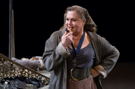  Kathleen Turner as Mother Courage in Mother Courage and Her Children at Arena Stage at the Mead Center for American Theater January 31-March 9, 2014. Photo by Teresa Wood.