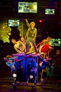 The cast of 'American Idiot.' Photo courtesy of National Theatre.