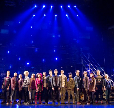 The cast of 'American Idiot.' Photo courtesy of National Theatre.