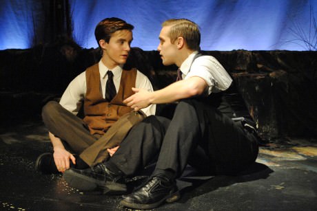 Riley Lopez (Ernst) and David Tuttle (Hanschen). Photo courtesy of Kensington Arts Theatre.