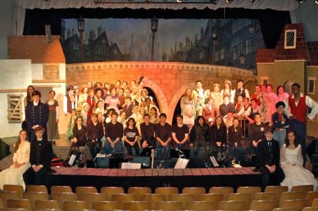The cast of 'Les Misérables.' Photo courtesy of H-B Woodlawn Secondary Program.
