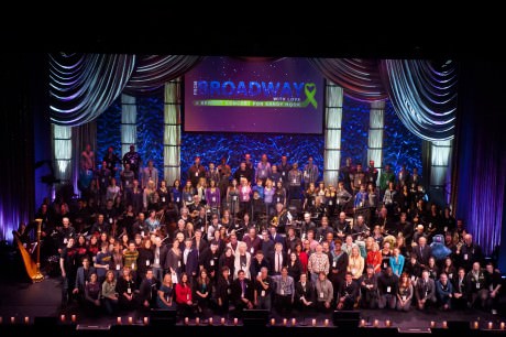 Cast and Crew of 'Frokm Broadway With Love: A Benefir for Sandy Hook.' Photo by Darren  Wagner.