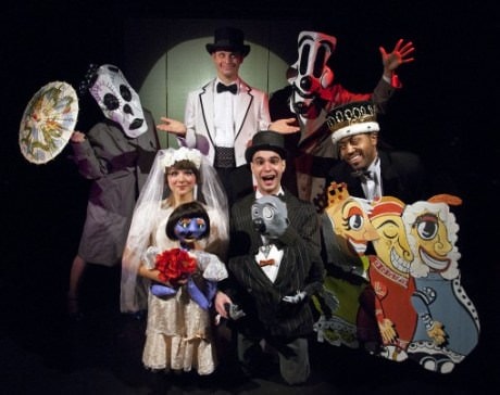 The cast and puppets of ‘Cab Calloway’s Minnie the Moocher.’ Photo courtesy of Pointless Theatre Co.