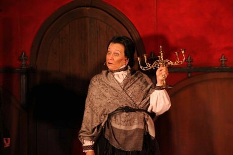 Lori Mulstein's (Frau Blücher). Photo courtesy of The Alliance Theatre. 