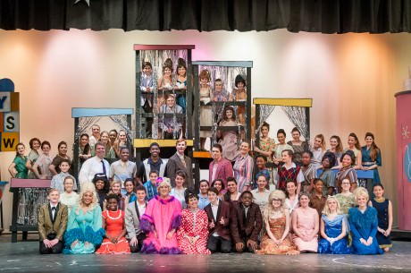 The cast of Magruder High School's 'Hairspray.' Photo by Serena Hinklel.