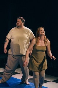 Adam (Joel Lorenzetti) and Eve (Casey Leffue). Photo by Prismatic Photography.  