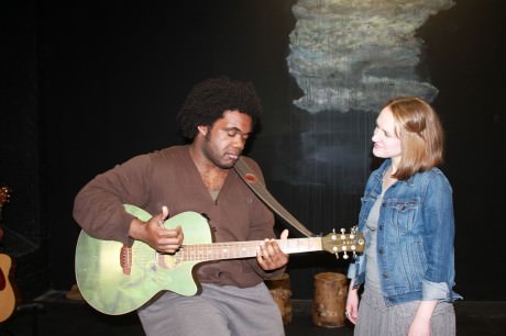 Beowulf (Josh Thomas) and Victory (Laura Holland). Photo by Elizabeth Hanson.