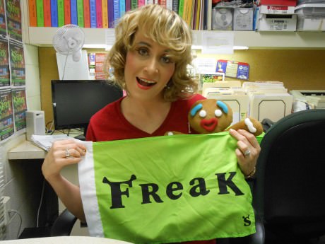 Heather Beck waves her Freak Flag with Gingy. Photo by Amanda Gunther.