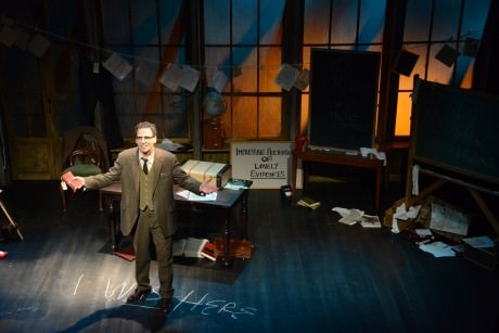 Paul Morella as The Librarian in Underneath the Lintel. Photo credit by  Chris Banks.