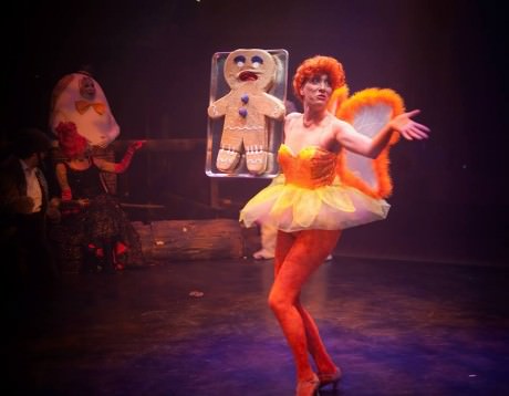 Gingy (left) and Heather Beck as The Sugarplum Fairy (right). Photo by Kirstine Christiansen.