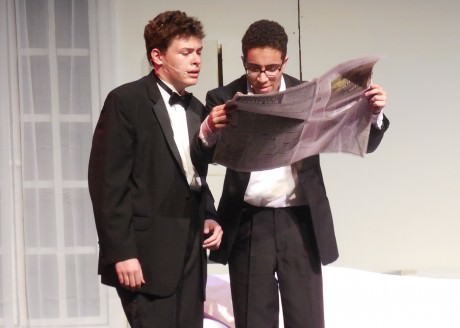 Cameron Powell (Leo Bloom and Ethan Schulze (Max Bialystock). Photo by Diane Jackson Schnoor.