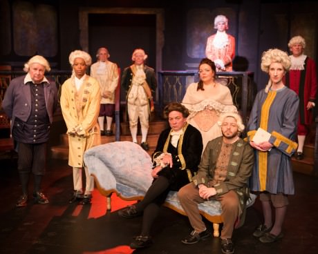 The cast of 'Amadeus.' Photo courtesy of Fells Point Corner Theatre.