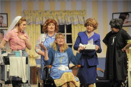 The cast of 'Steel Magnolias' at Riverside Center Dinner Theater.