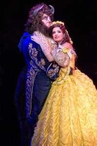 Darick Pead (the Beast) and Hilary Maiberger (Belle). Photo courtesy of Wolf Trap.